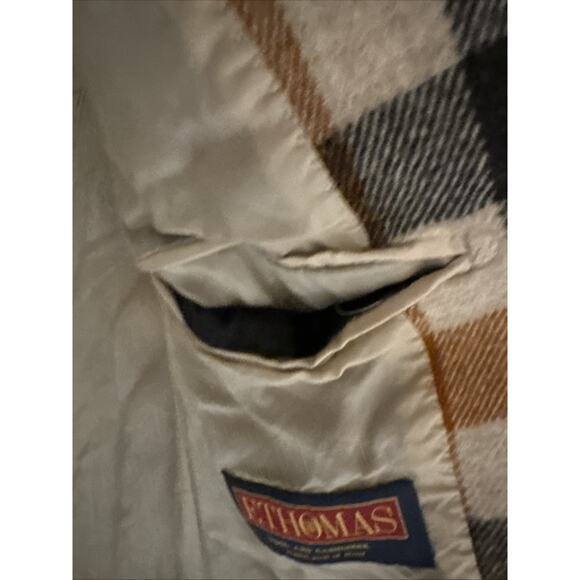 Suistudio Italian Wool & Cashmere Blazer Jacket /Coat Women’s plaid Small - Picture 9 of 13